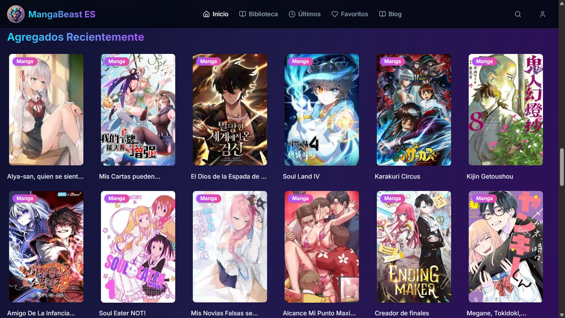 MangaBeast ES preview